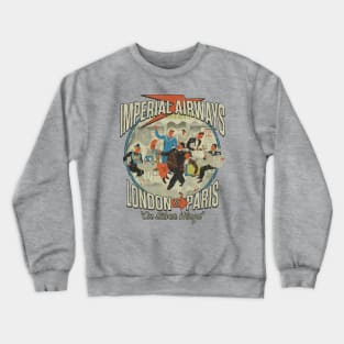 Imperial Airways London to Paris 1935 Crewneck Sweatshirt